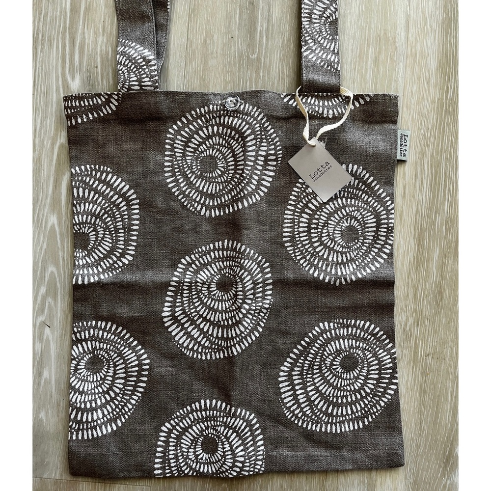 Lotta Jansdotter small linen tote - NWT